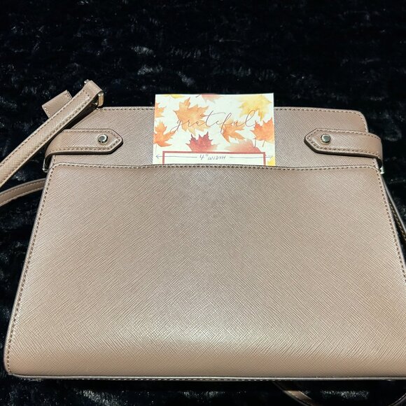 Staci Medium Satchel in Timeless Taupe - Picture 9 of 13